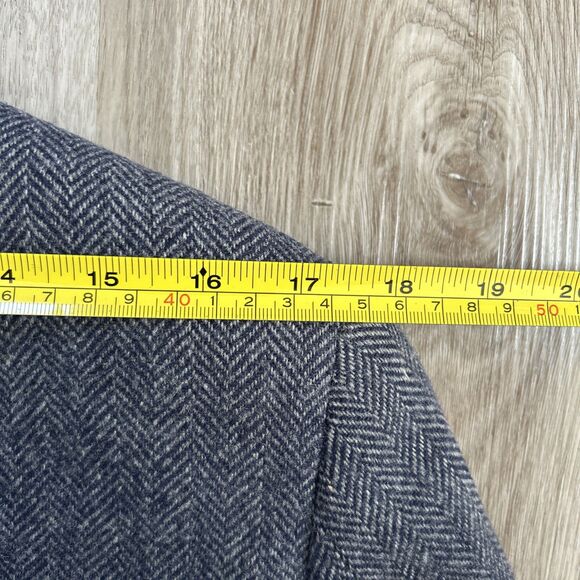 Squire Shop Wool Tweed Blazer Mens Size 38 Gray Made In USA Suit Jacket Vintage - Picture 10 of 11